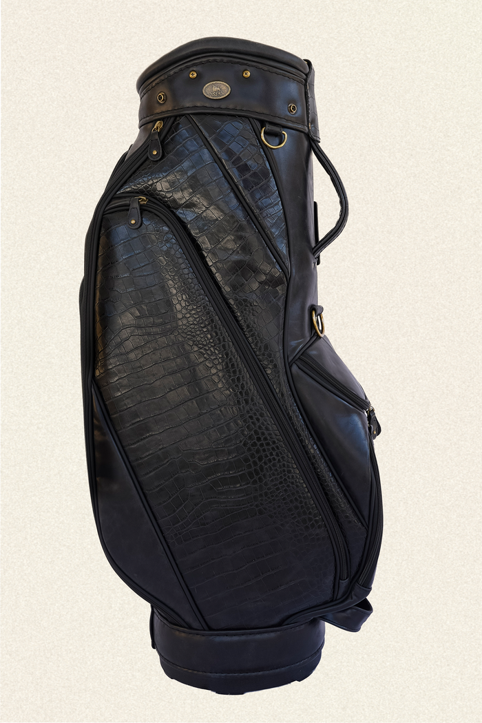Noir Reserve Croc Leather Golf Bag