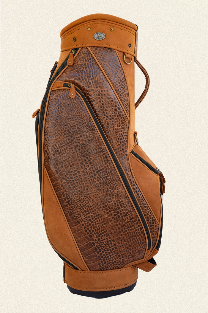 Saddle Reserve Croc Leather Golf Bag