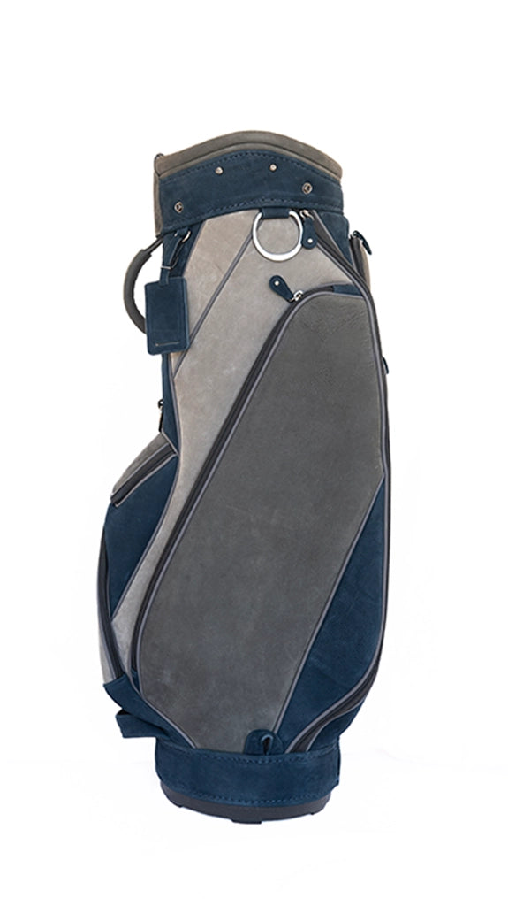 Midnight Slate Leather Cart Golf Bag