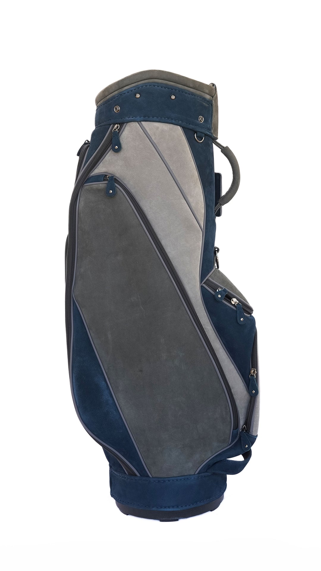 Midnight Slate Leather Cart Golf Bag