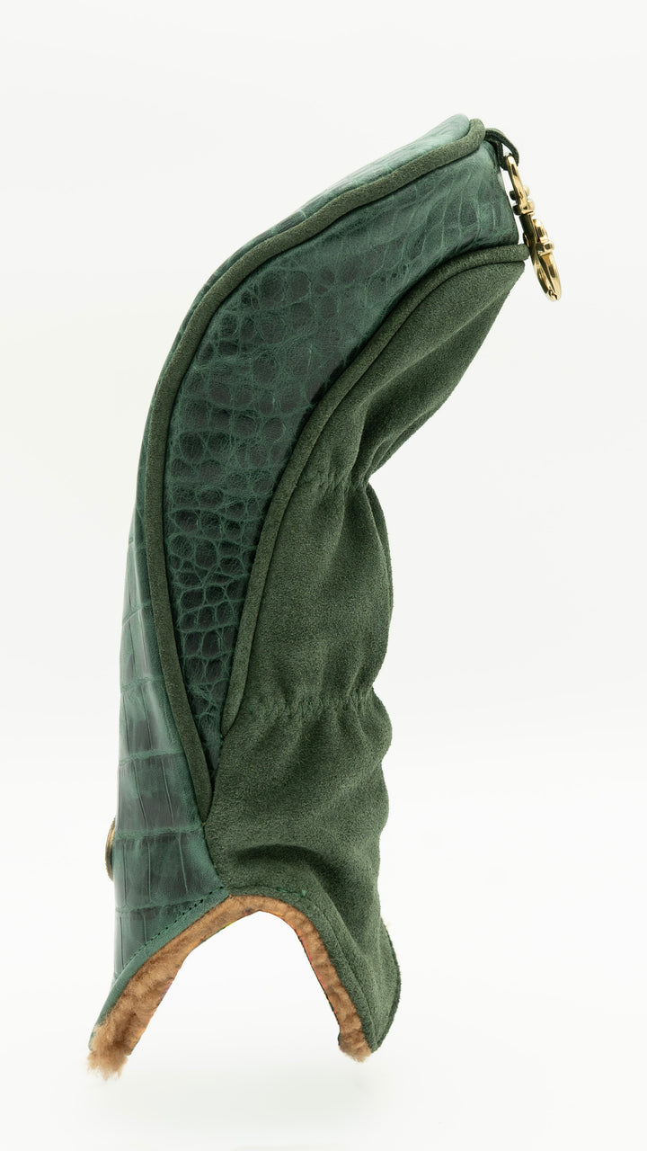Estate Green Croc 3–5 Wood Headcover