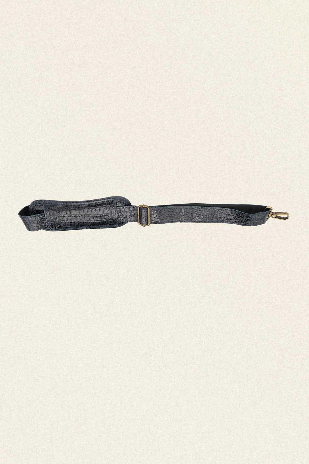 Midnight Reserve Croc Leather Duffle Bag