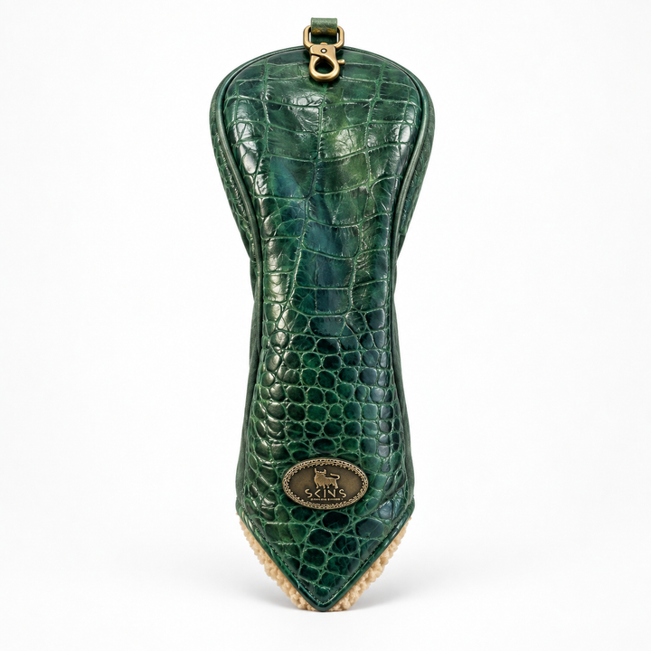 The Estate Green Croc 3–5 Wood Headcover