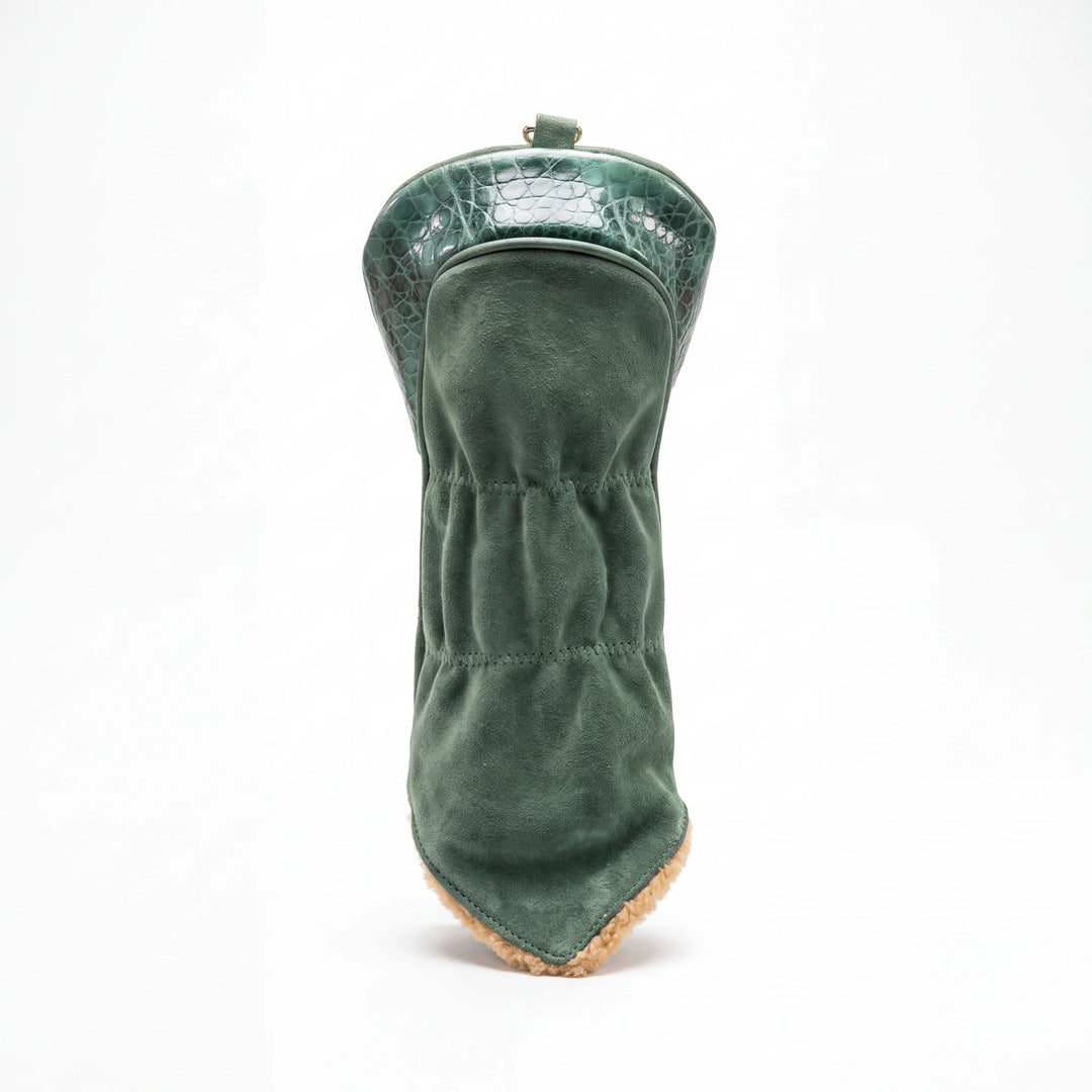 The Estate Green Croc Driver Headcover
