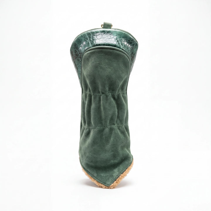 The Estate Green Croc Driver Headcover