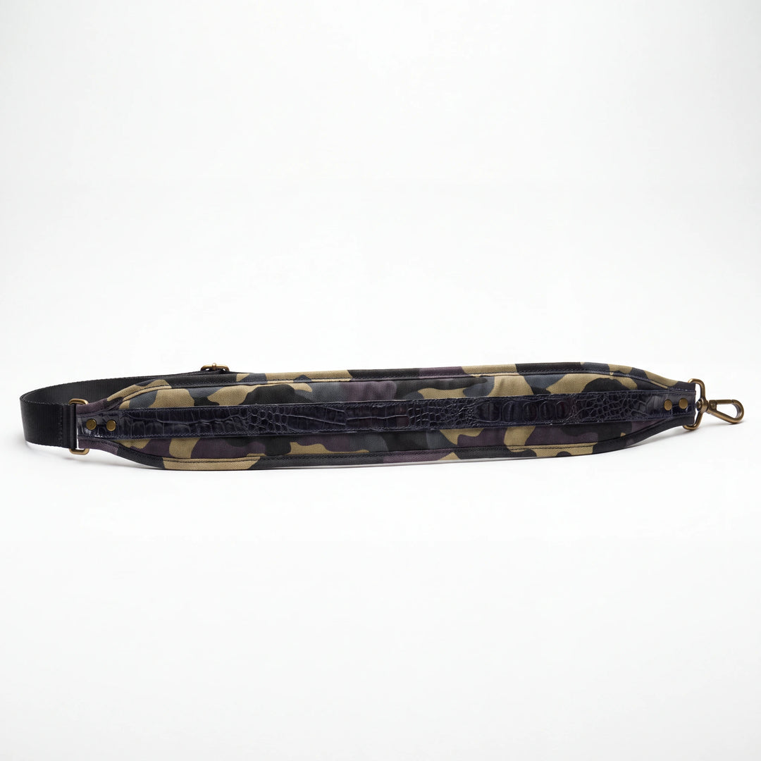Field Camo Croc Leather Stand Golf Bag