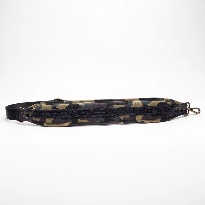 Field Camo Croc Leather Stand Golf Bag