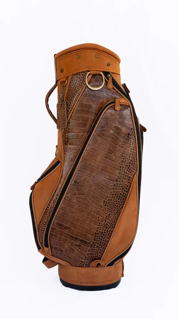 Saddle Reserve Croc Leather Golf Bag