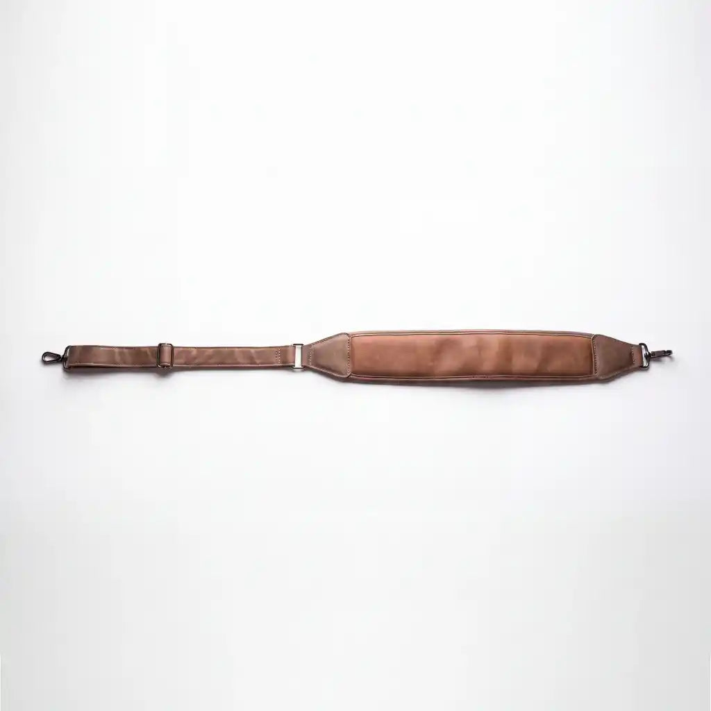 Saddle Tan Leather Golf Bag