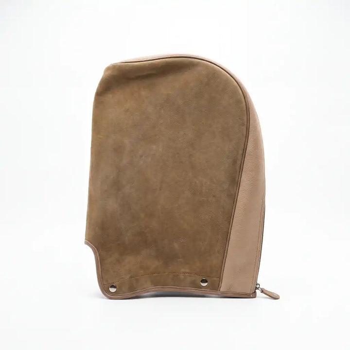Saddle Tan Leather Golf Bag