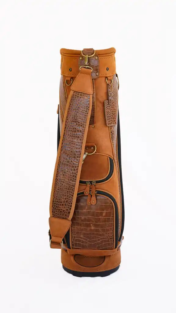 Saddle Reserve Croc Leather Golf Bag