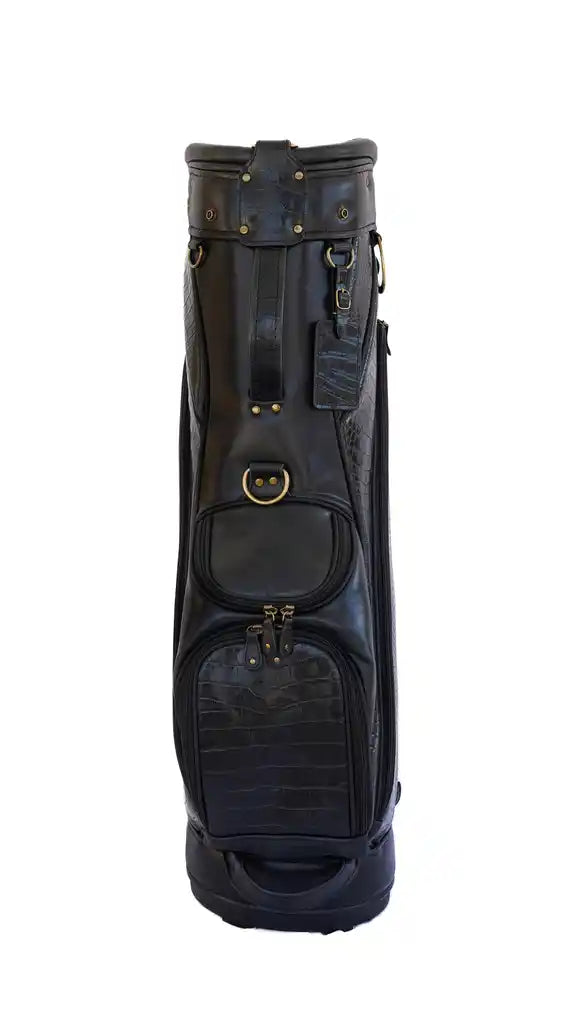 Noir Reserve Croc Leather Golf Bag