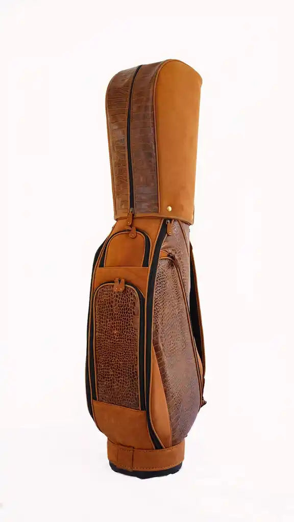 Saddle Reserve Croc Leather Golf Bag
