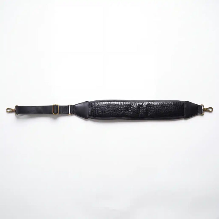 Black Croc Leather Golf Bag