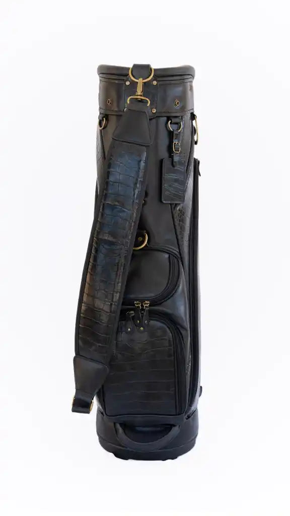 Noir Reserve Croc Leather Golf Bag